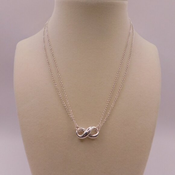 Tiffany & Co. Jewelry - TIFFANY INFINITY NECKLACE - 16 INCHES
